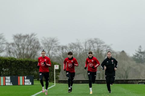 senior men's training